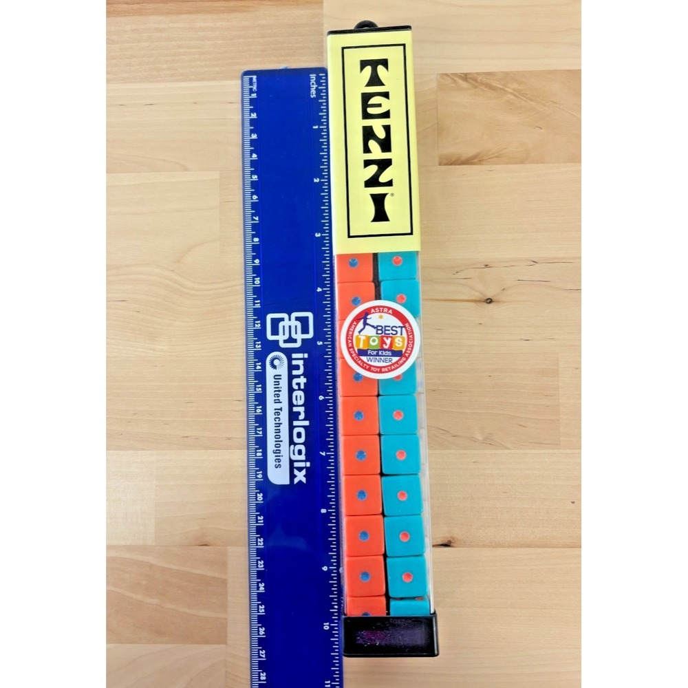 TENZI Dice Game 4 Colors Teal White Orange Green Fast Frenzy Family Fun Set NEW